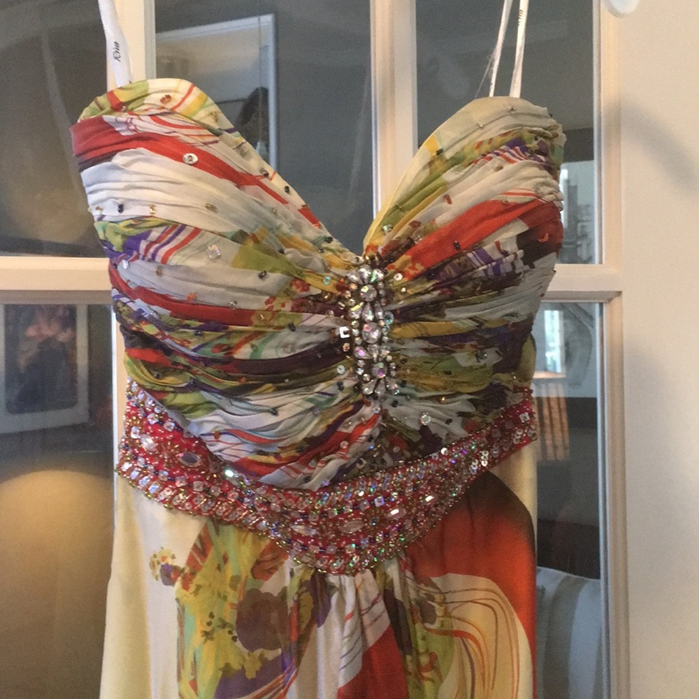 Riva Designs formal gown w/ earrings & ring included